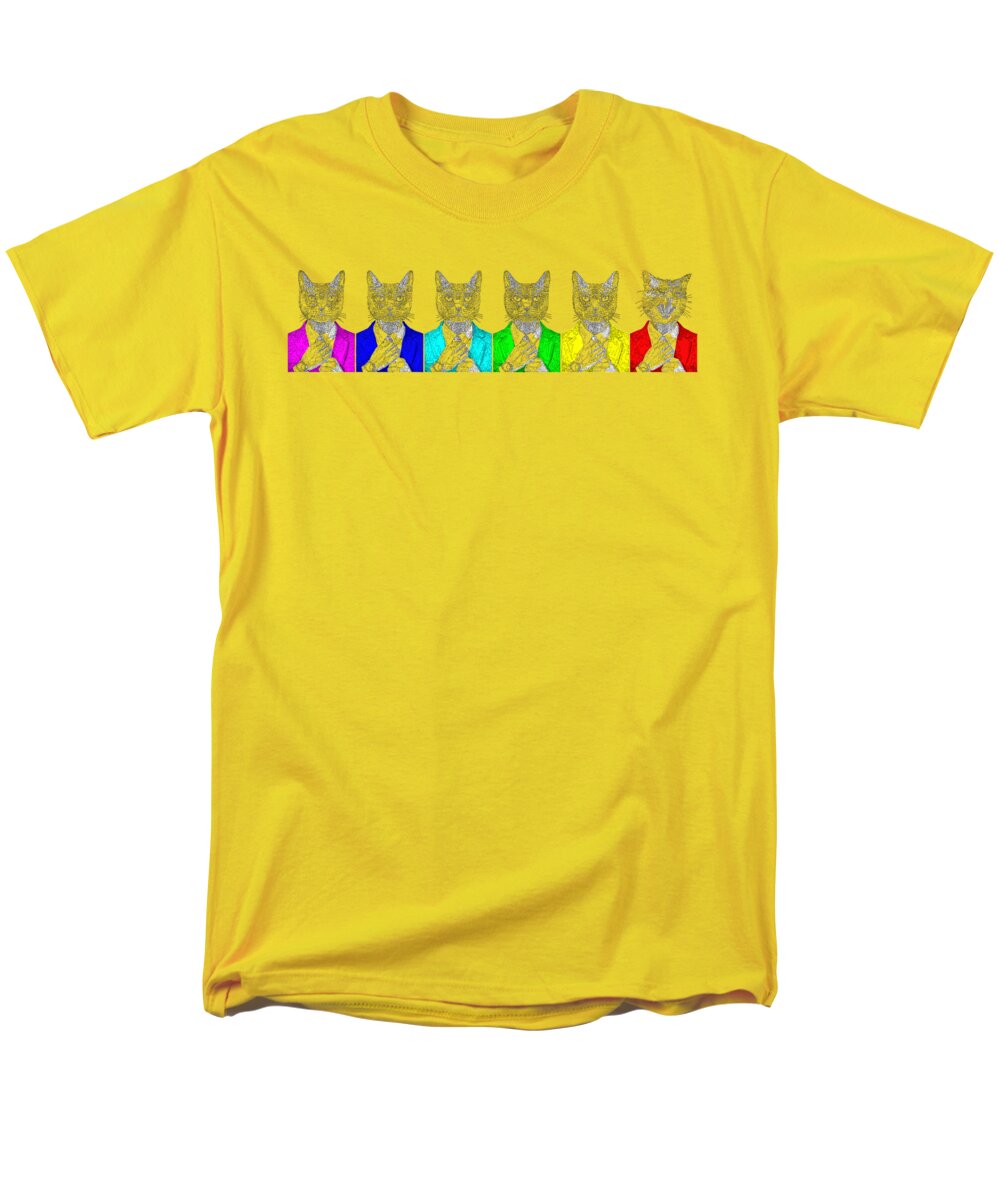 One Cool Cat - Men's T-Shirt (Regular Fit)