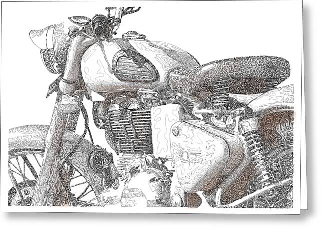 Royal Enfield - Greeting Card