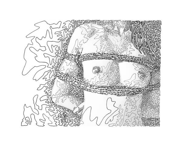 Shibari 1 - Art Print