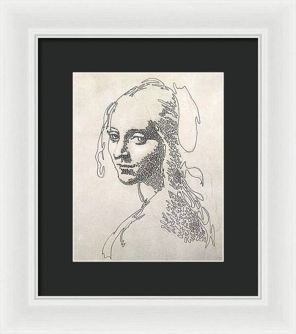 Head of a Girl 1 - Framed Print