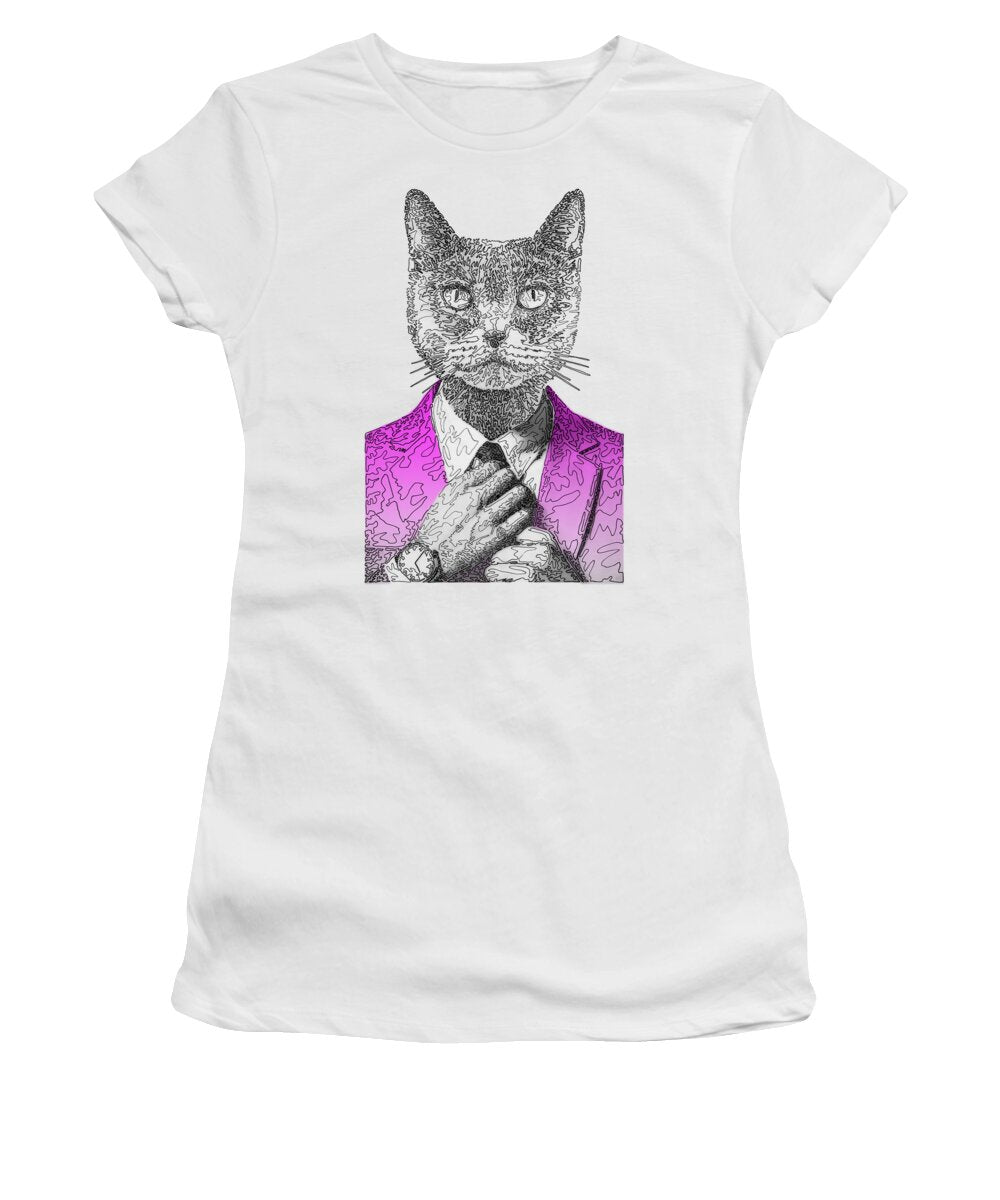 MAGENTA Cool Cat - Women's T-Shirt