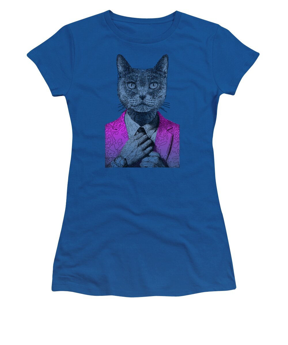 MAGENTA Cool Cat - Women's T-Shirt