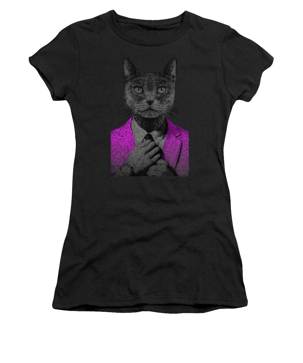 MAGENTA Cool Cat - Women's T-Shirt