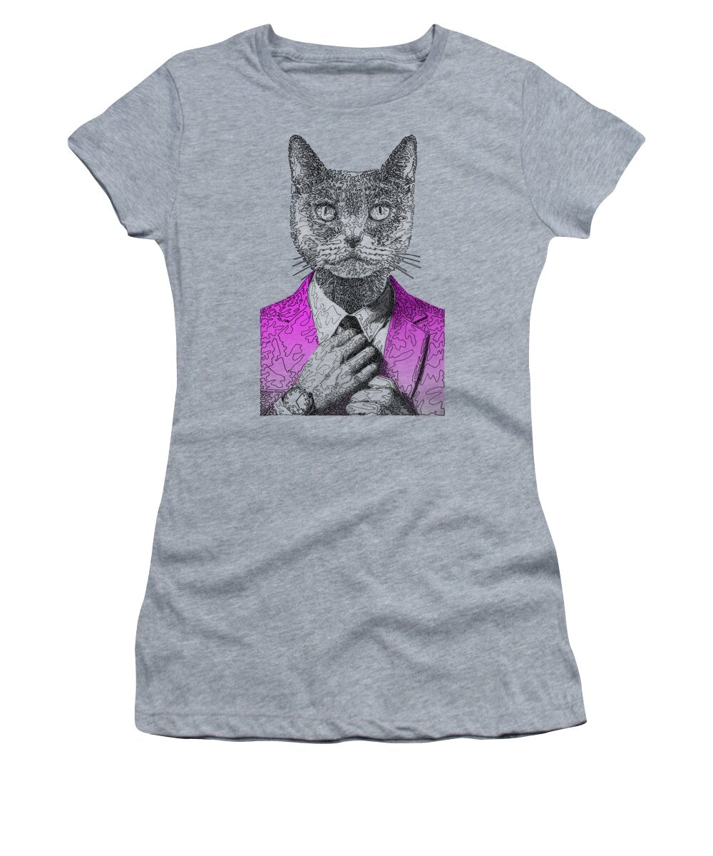 MAGENTA Cool Cat - Women's T-Shirt