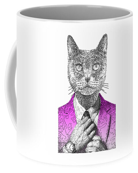 MAGENTA Cool Cat - Mug