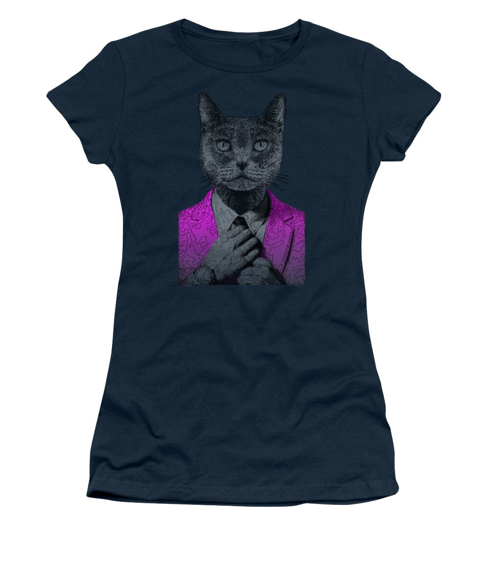 MAGENTA Cool Cat - Women's T-Shirt