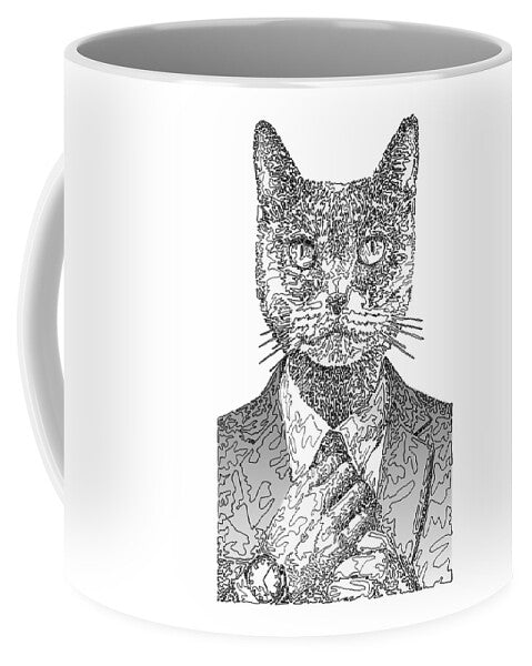 GREY Cool Cat - Mug