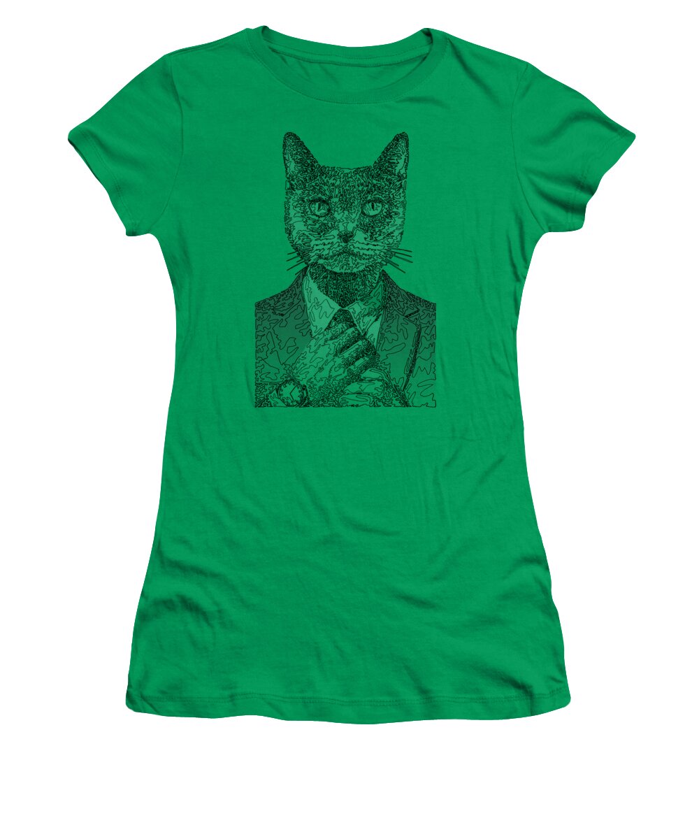 GREY Cool Cat - Women's T-Shirt