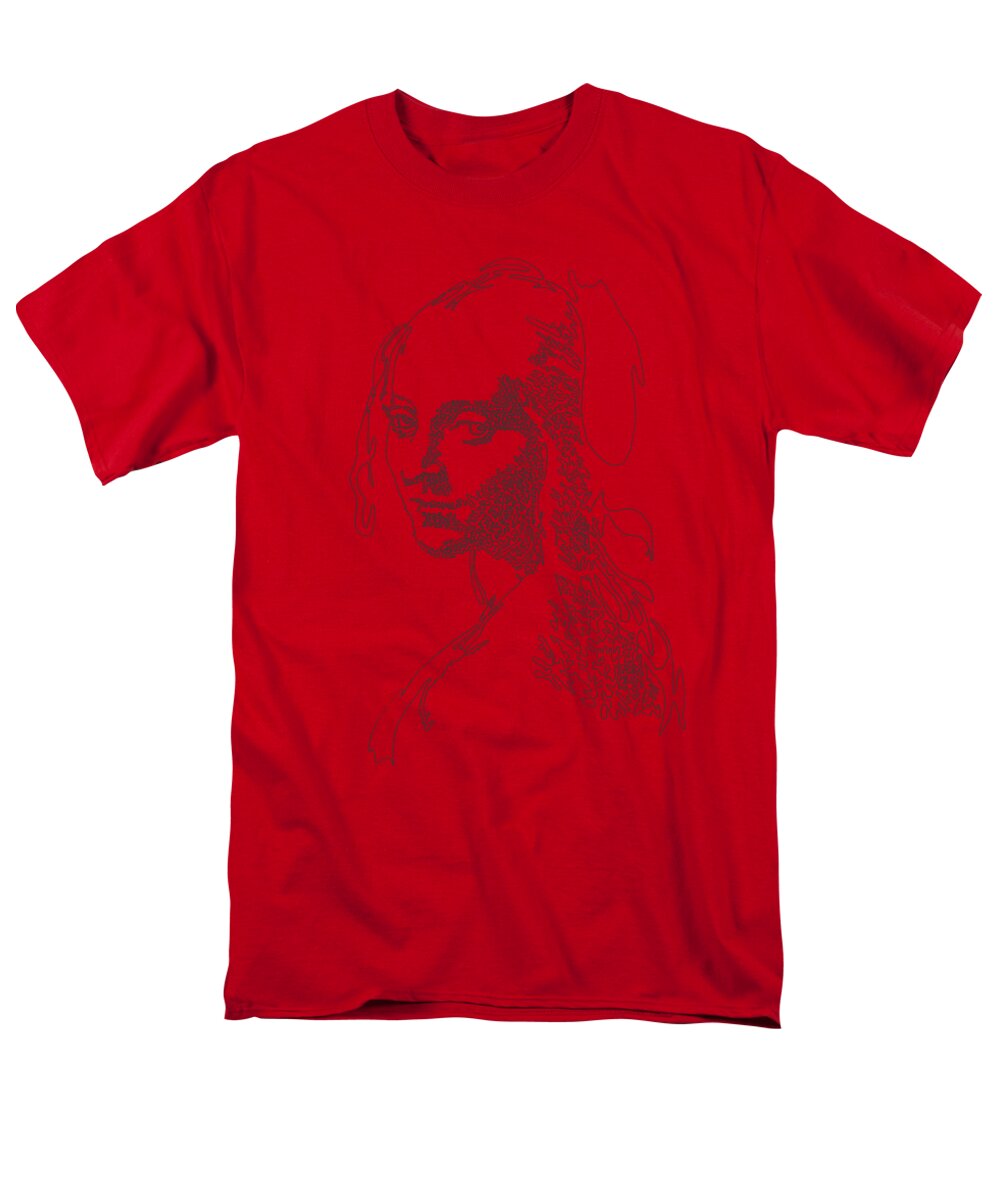 Head of a Girl - Men's T-Shirt  (Regular Fit)