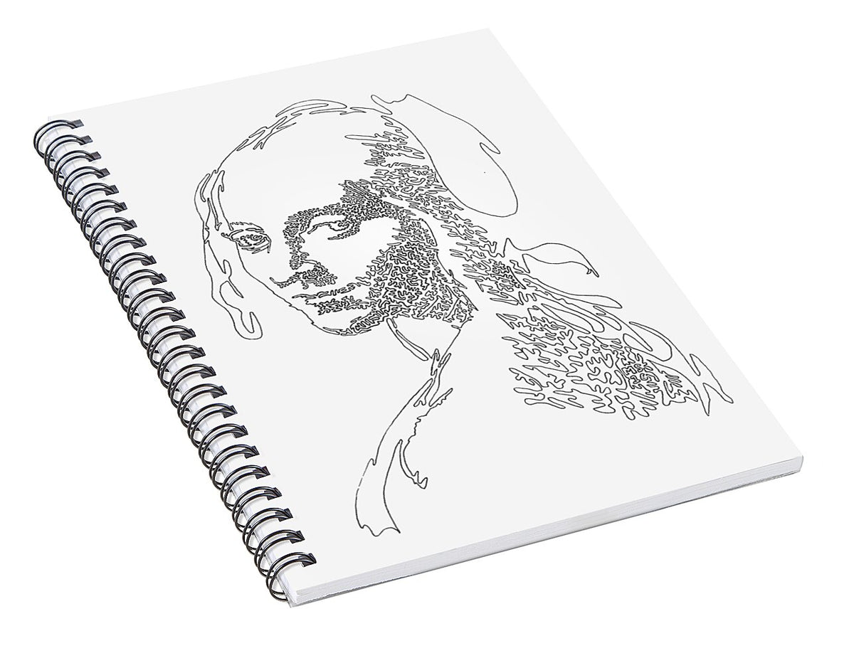 Head of a Girl - Spiral Notebook