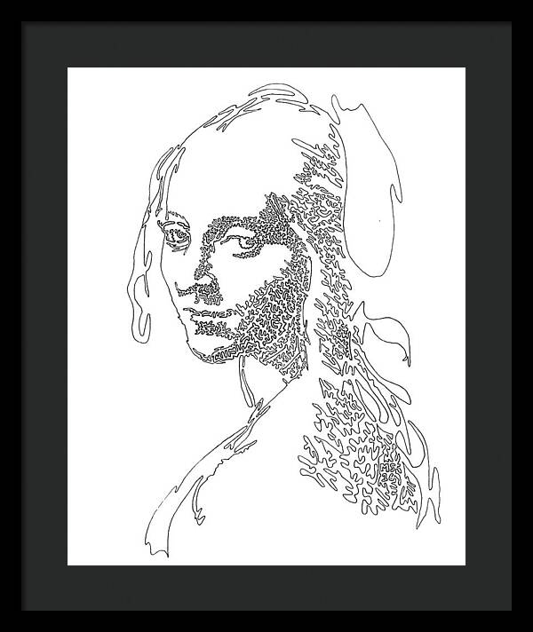 Head of a Girl - Framed Print