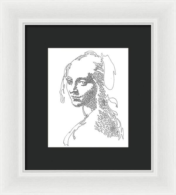 Head of a Girl - Framed Print