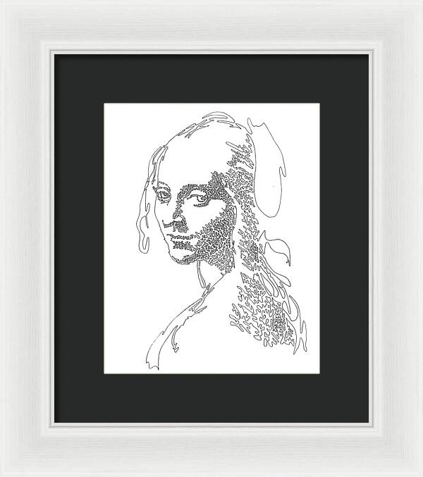Head of a Girl - Framed Print