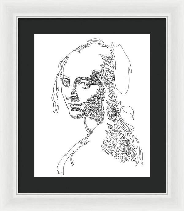 Head of a Girl - Framed Print