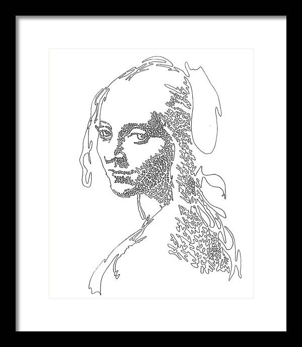 Head of a Girl - Framed Print