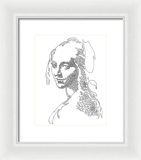 Head of a Girl - Framed Print