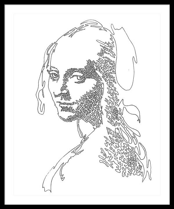 Head of a Girl - Framed Print