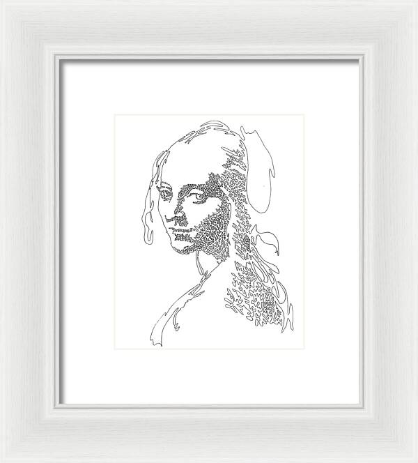 Head of a Girl - Framed Print