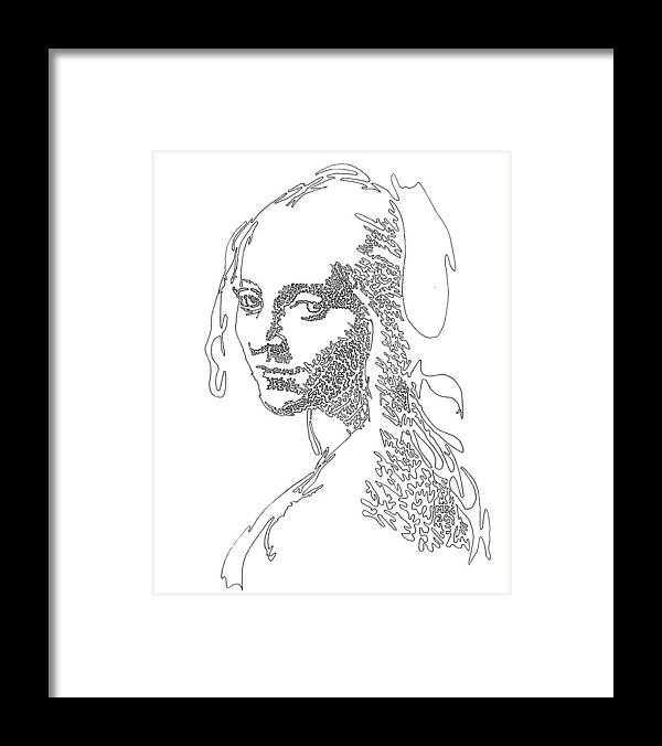 Head of a Girl - Framed Print