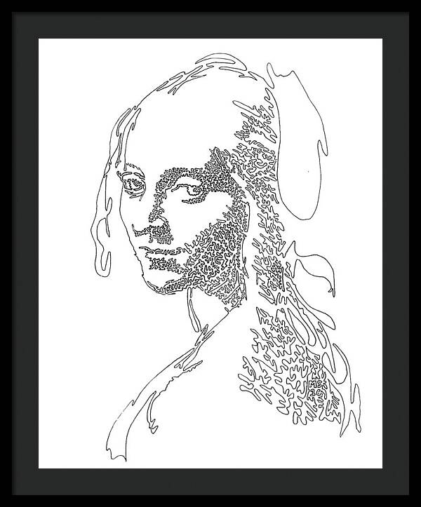 Head of a Girl - Framed Print