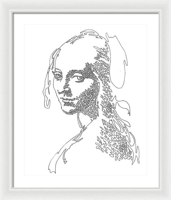 Head of a Girl - Framed Print