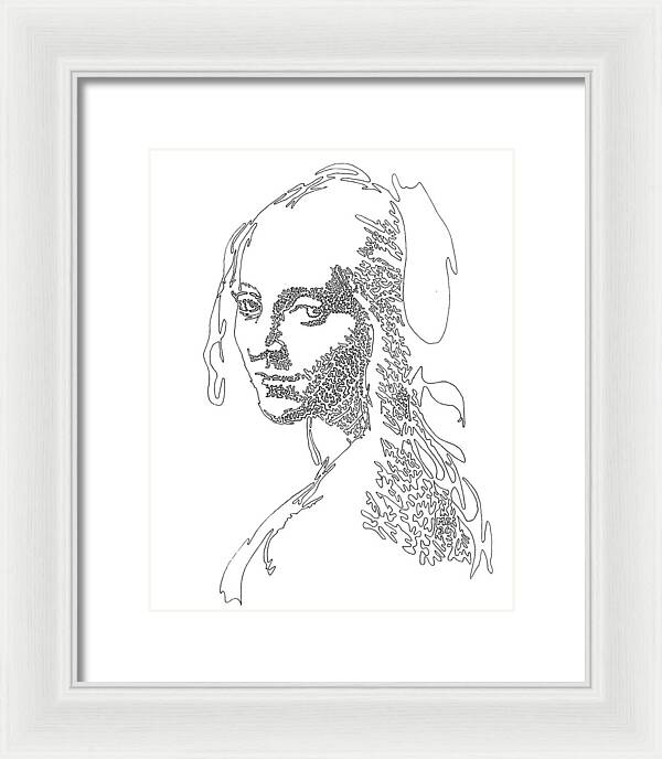 Head of a Girl - Framed Print