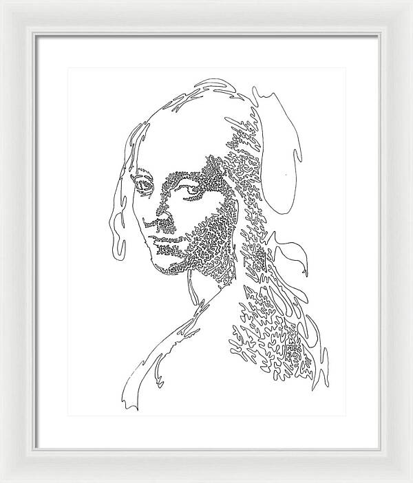 Head of a Girl - Framed Print