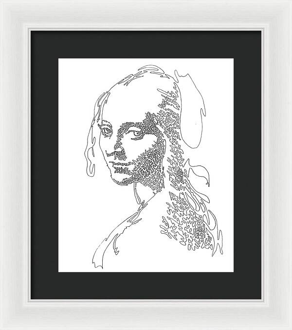 Head of a Girl - Framed Print