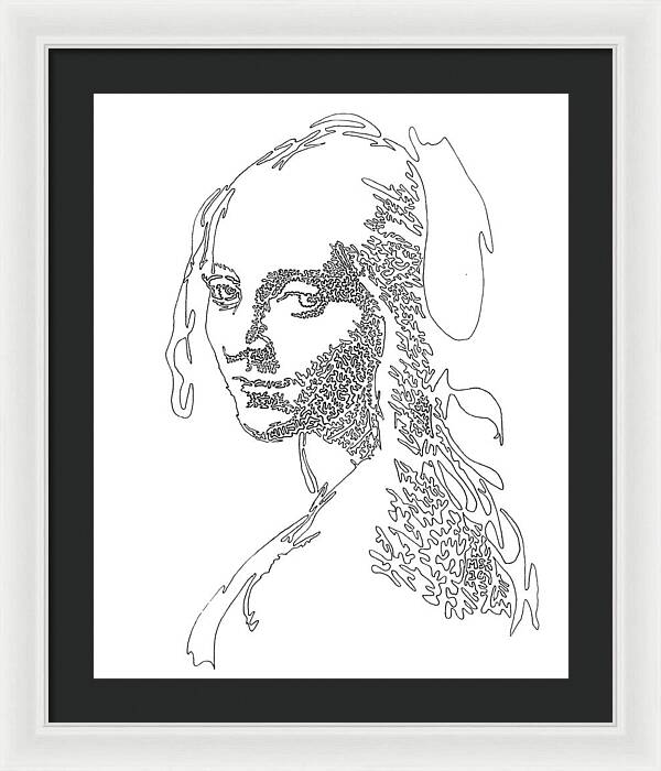 Head of a Girl - Framed Print