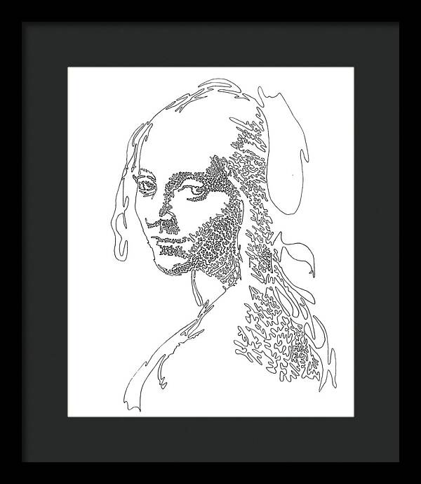 Head of a Girl - Framed Print