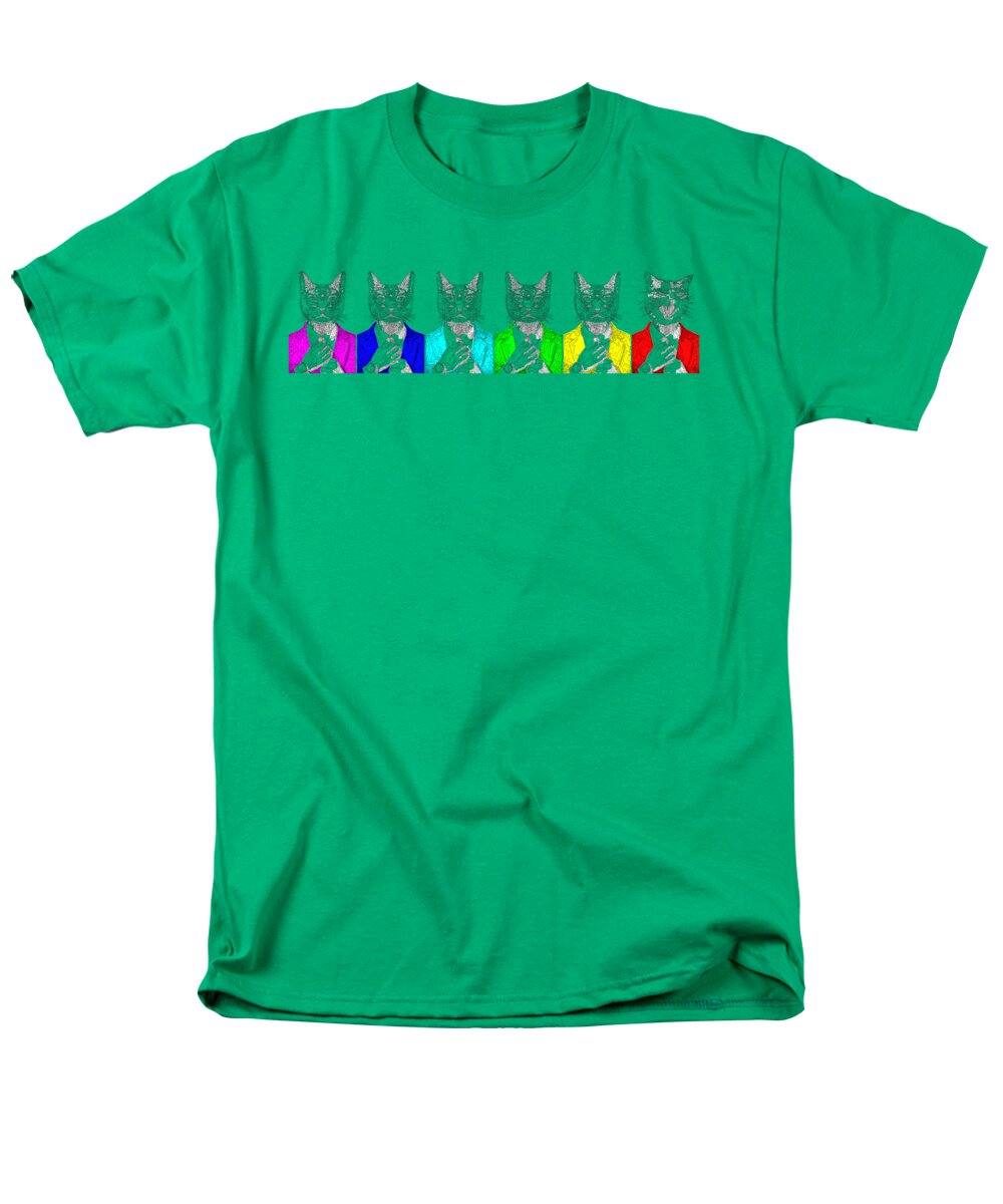 One Cool Cat - Men's T-Shirt  (Regular Fit)