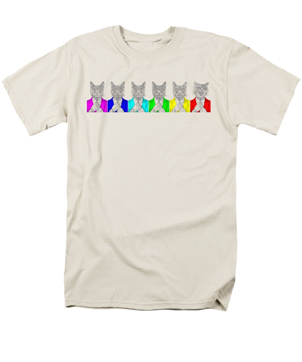 One Cool Cat - Men's T-Shirt  (Regular Fit)