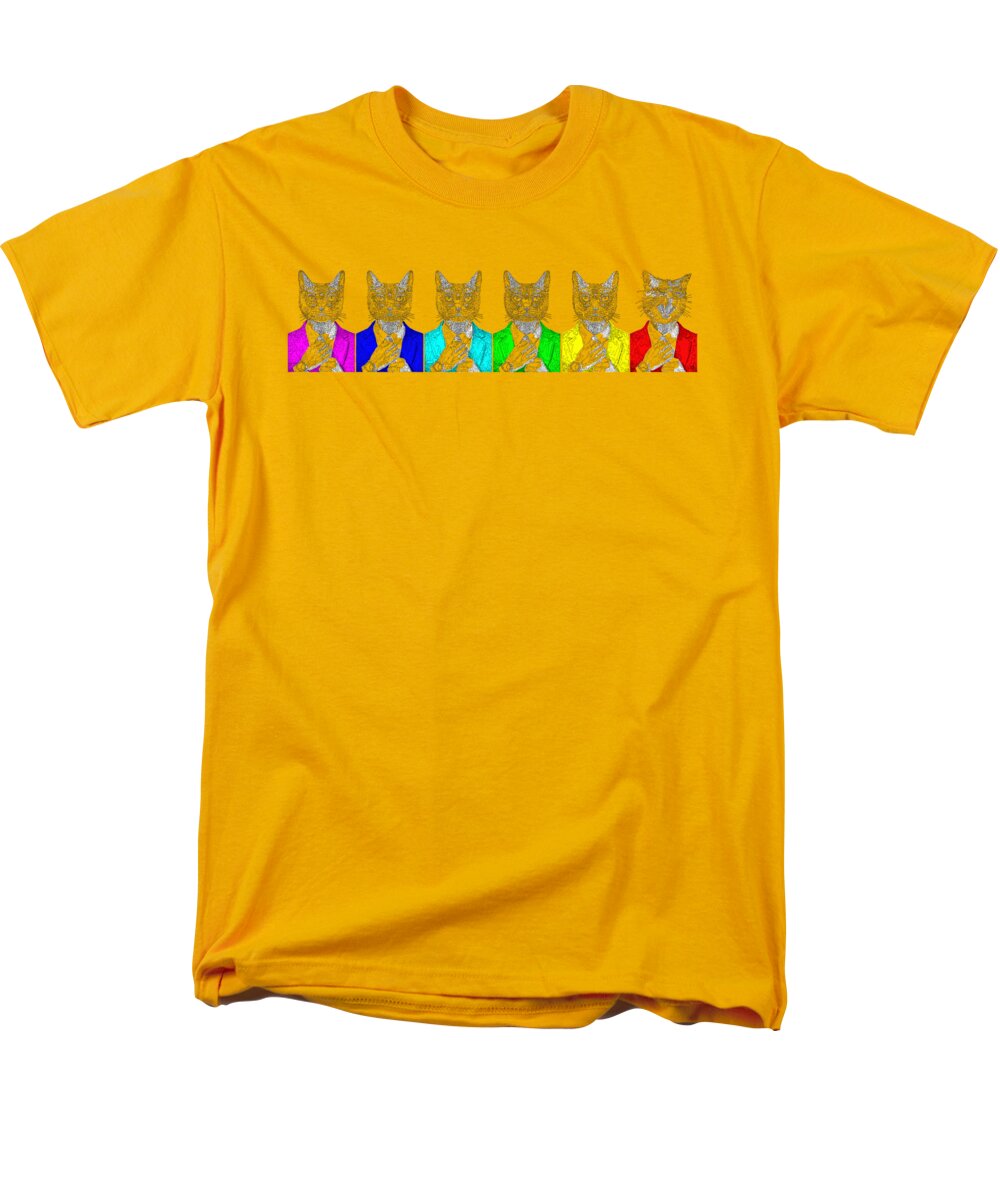 One Cool Cat - Men's T-Shirt  (Regular Fit)