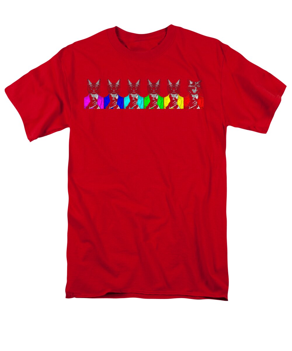 One Cool Cat - Men's T-Shirt  (Regular Fit)