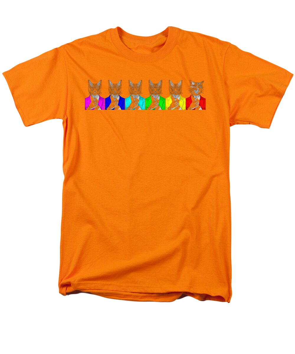 One Cool Cat - Men's T-Shirt  (Regular Fit)