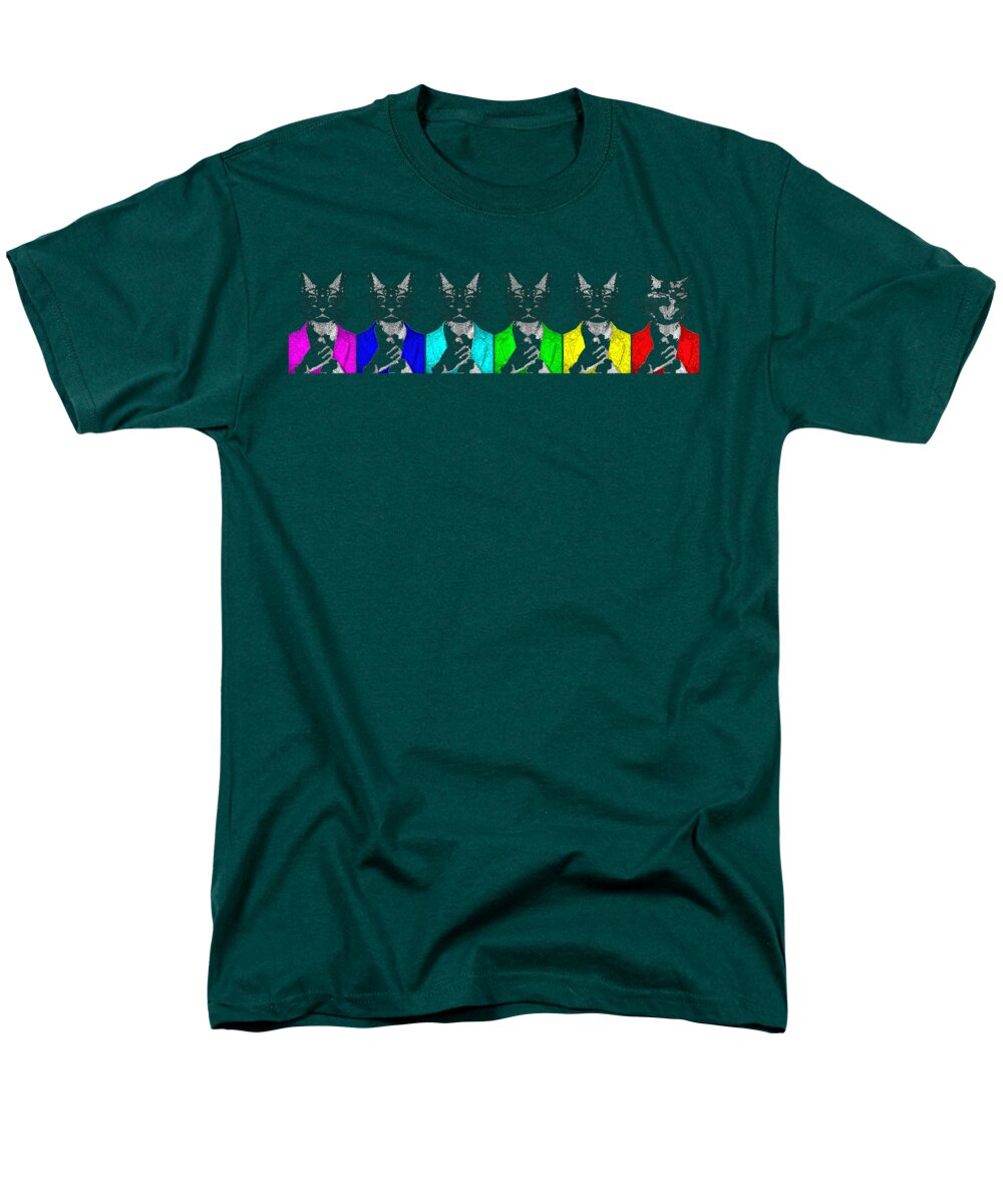 One Cool Cat - Men's T-Shirt  (Regular Fit)