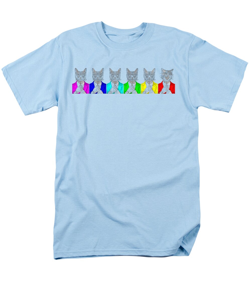One Cool Cat - Men's T-Shirt  (Regular Fit)
