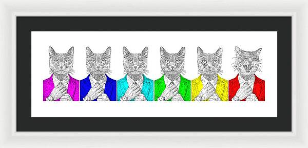 One Cool Cat - Framed Print