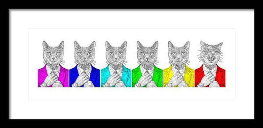One Cool Cat - Framed Print