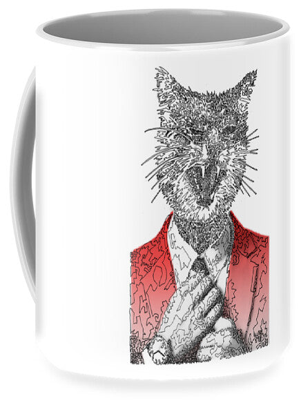 RED Cool Cat - Mug