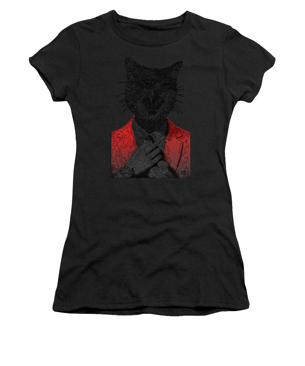 RED Cool Cat - Women's T-Shirt