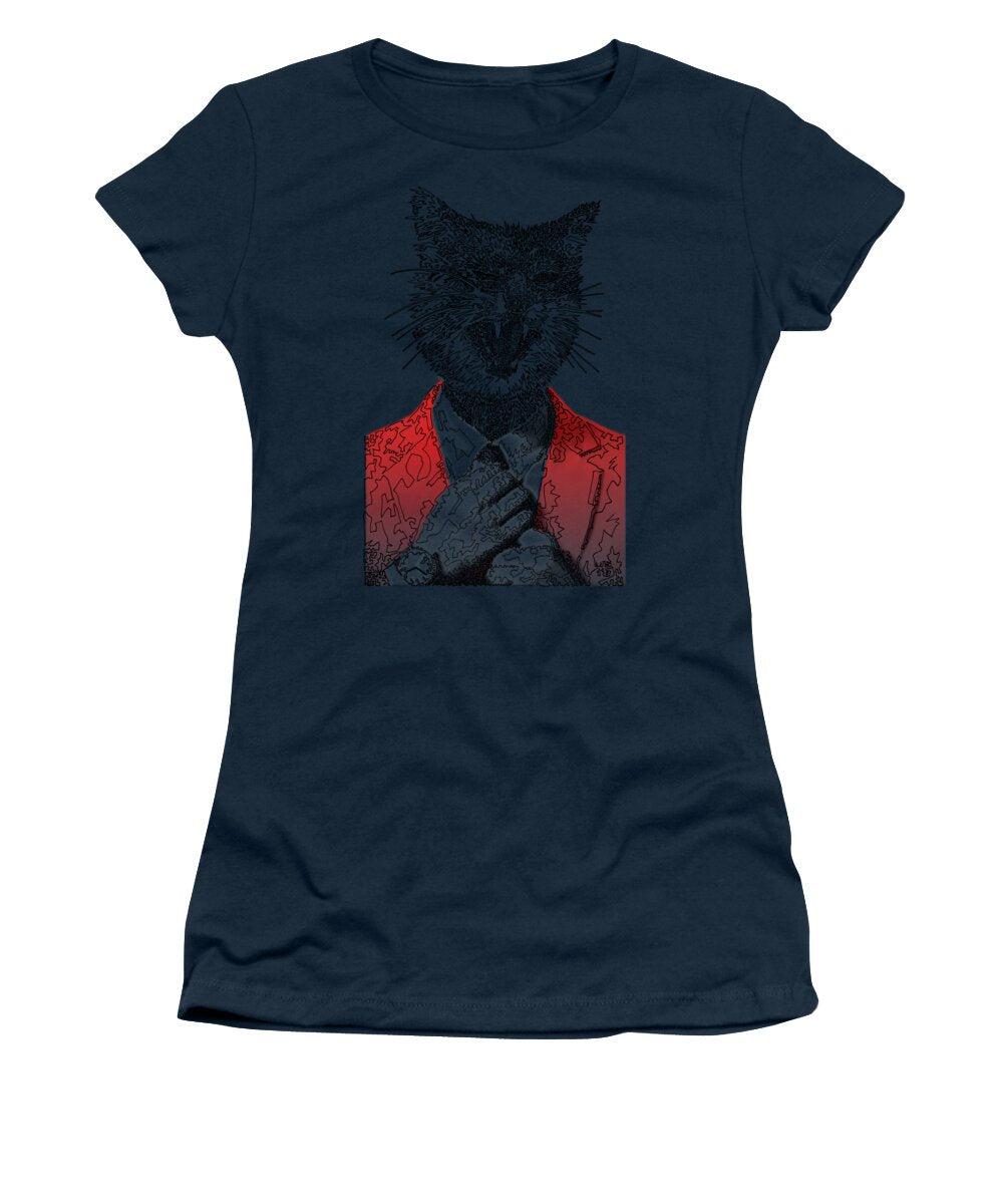 RED Cool Cat - Women's T-Shirt