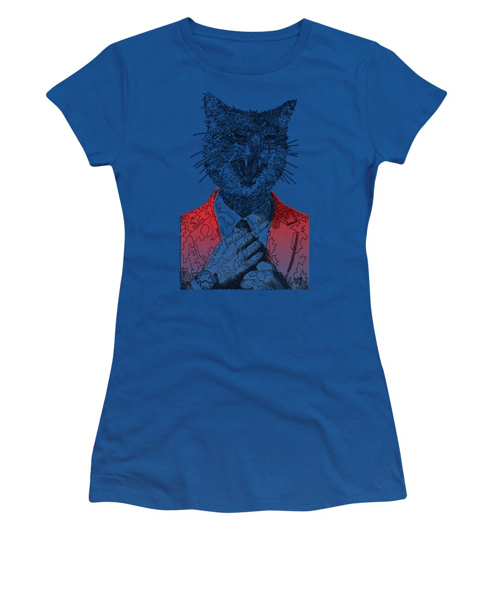 RED Cool Cat - Women's T-Shirt