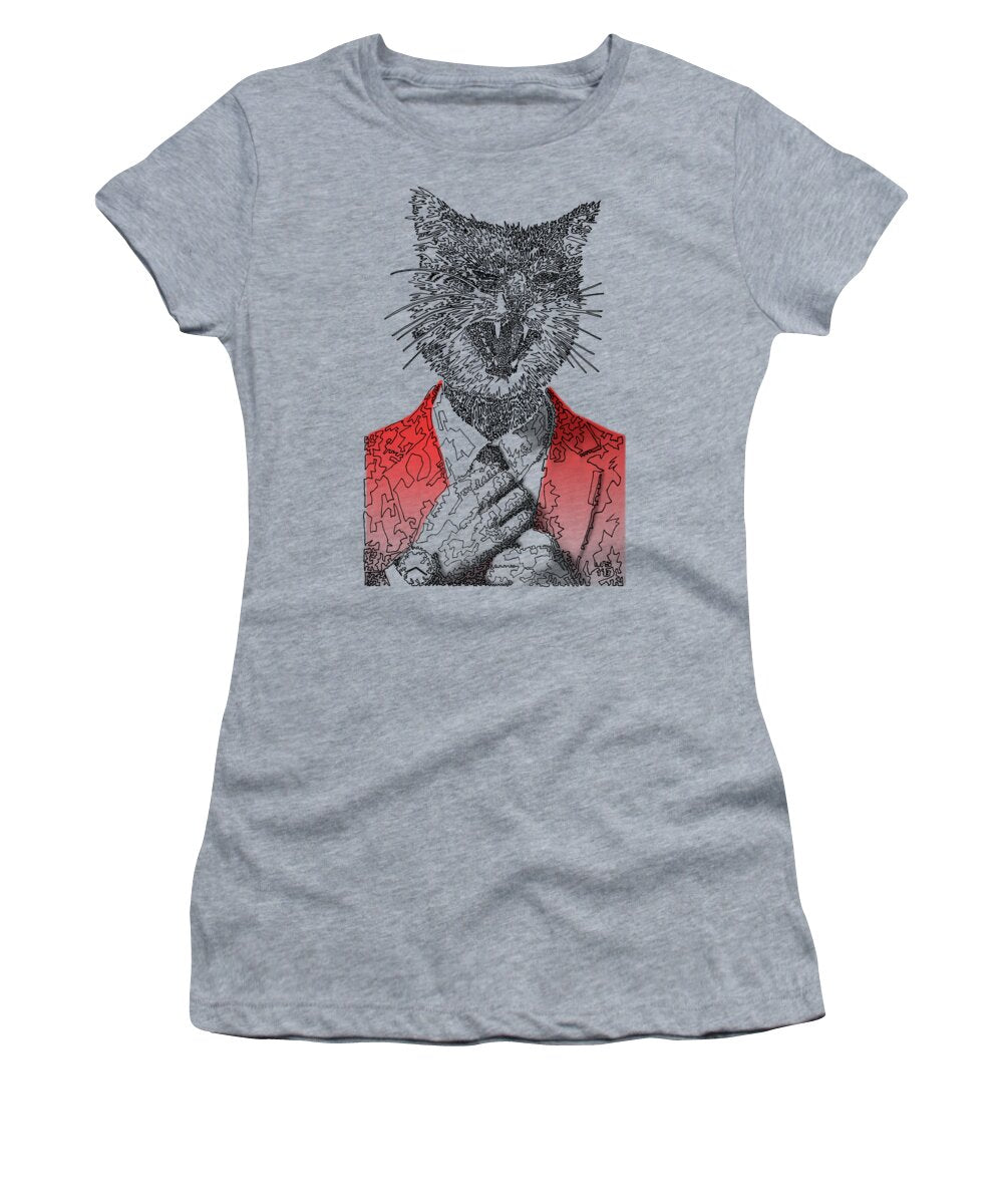 RED Cool Cat - Women's T-Shirt