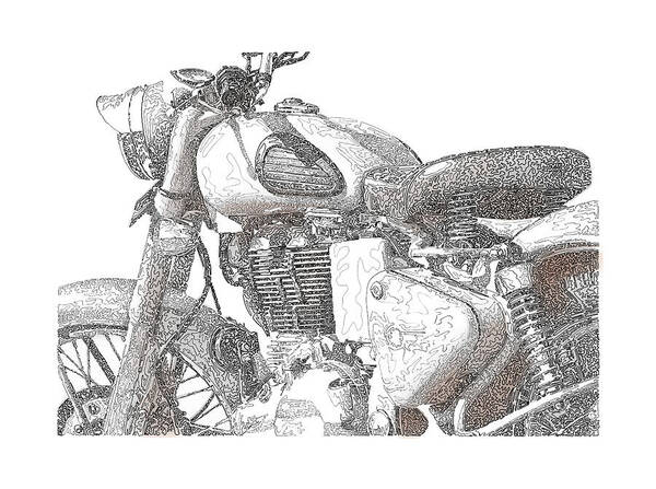Royal Enfield - Art Print