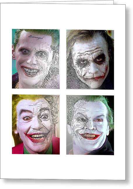 Super Villain  - Greeting Card