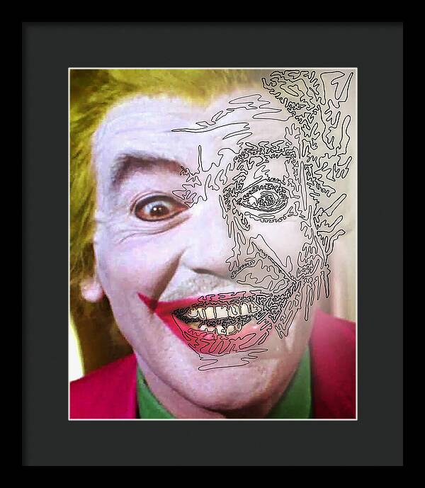 Super Villian 1 - Framed Print