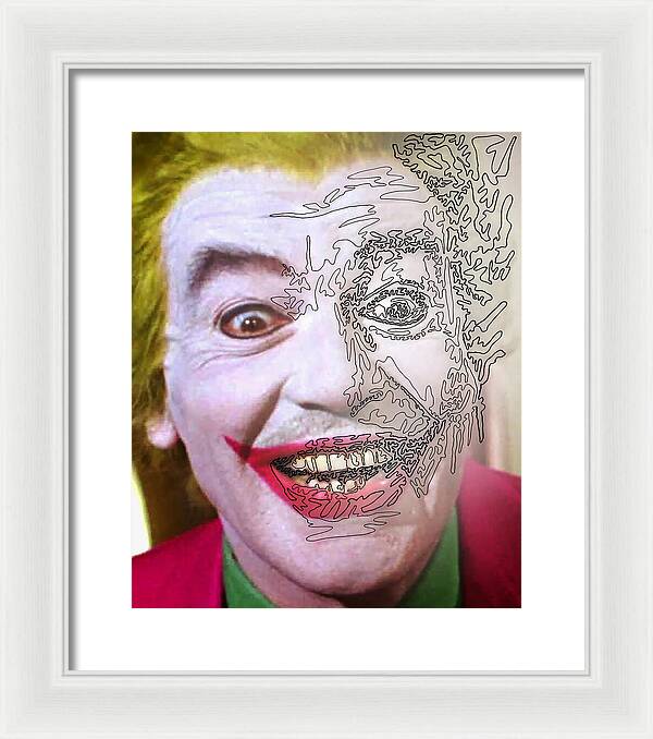 Super Villian 1 - Framed Print