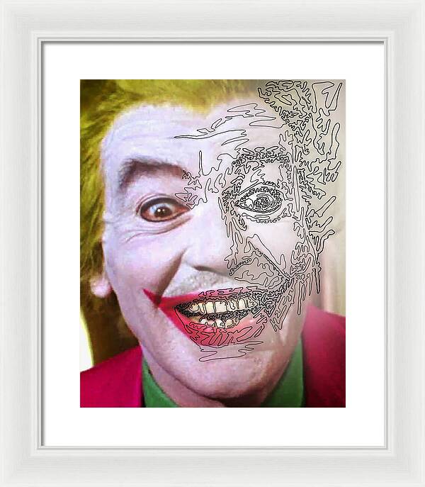 Super Villian 1 - Framed Print