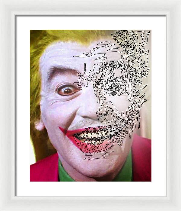 Super Villian 1 - Framed Print